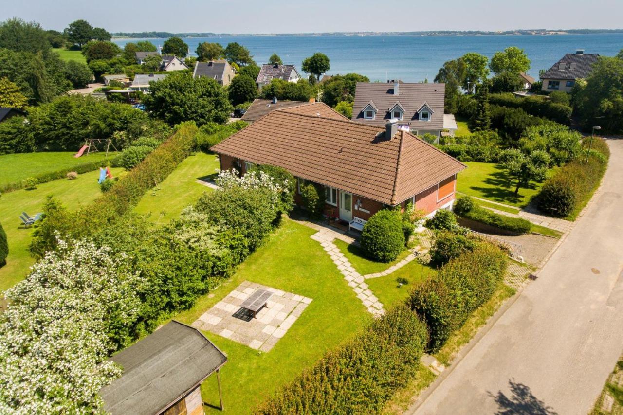 Seeblick I - Geraeumige 90Qm - Ganzes Haus - 50M Zum Naturstrand - Mit Terrasse Und Grossem Garten - Kueche Neu Glücksburg المظهر الخارجي الصورة
