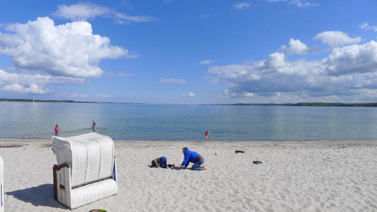 Seeblick I - Geraeumige 90Qm - Ganzes Haus - 50M Zum Naturstrand - Mit Terrasse Und Grossem Garten - Kueche Neu Glücksburg المظهر الخارجي الصورة