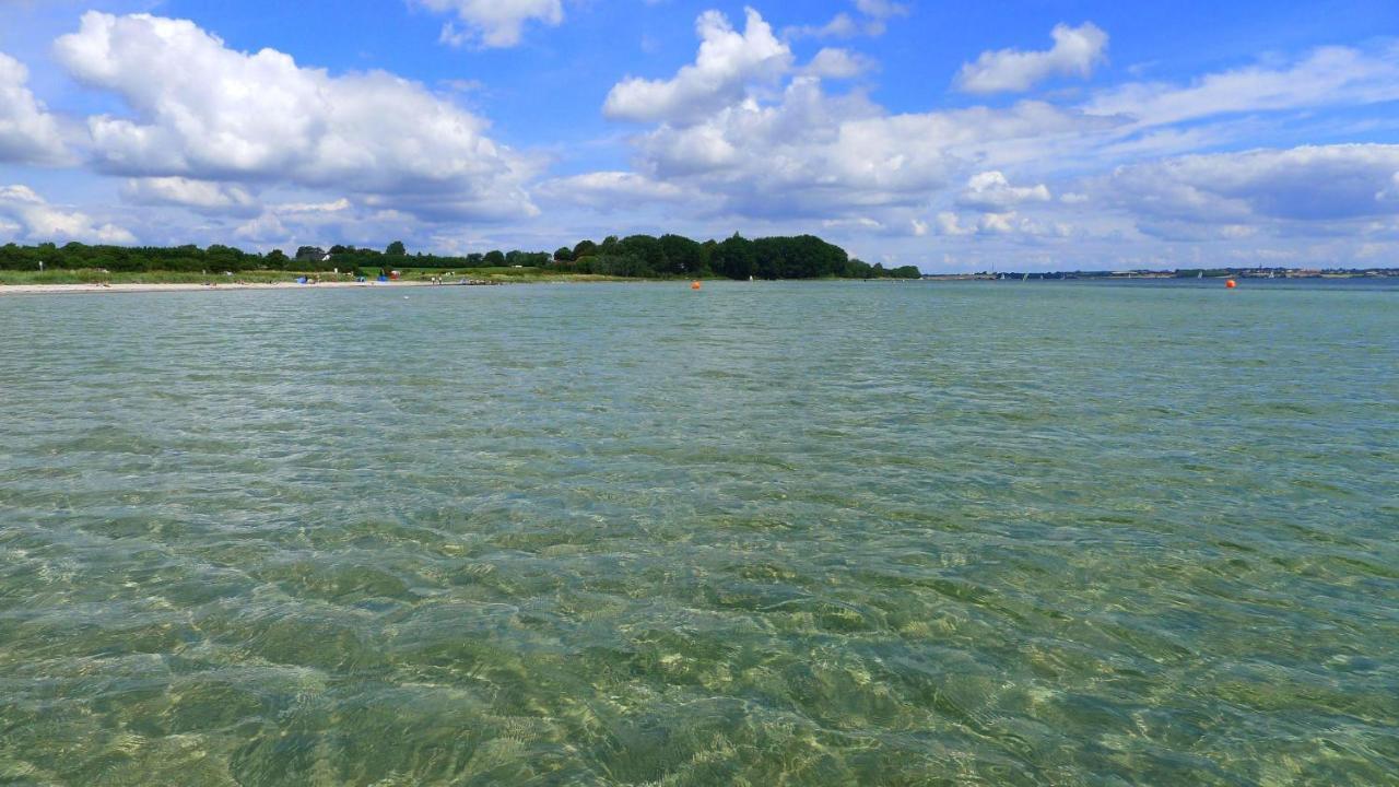 Seeblick I - Geraeumige 90Qm - Ganzes Haus - 50M Zum Naturstrand - Mit Terrasse Und Grossem Garten - Kueche Neu Glücksburg المظهر الخارجي الصورة