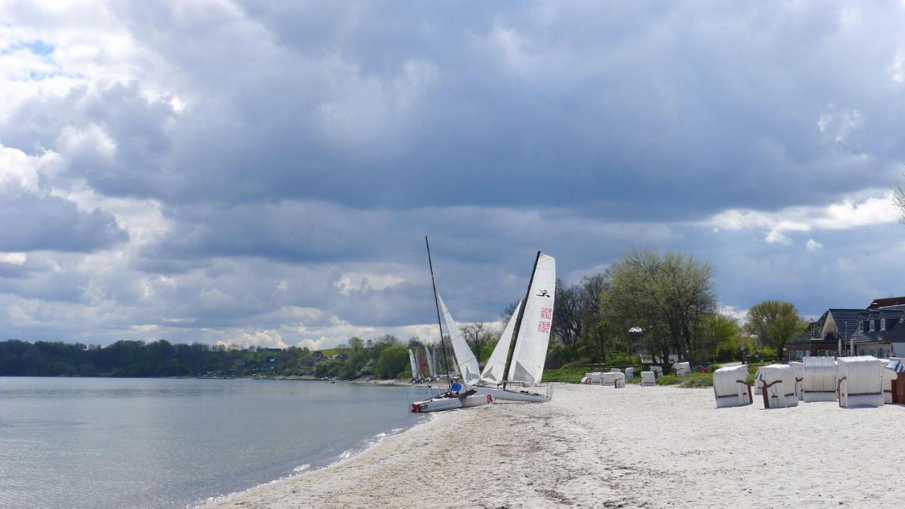 Seeblick I - Geraeumige 90Qm - Ganzes Haus - 50M Zum Naturstrand - Mit Terrasse Und Grossem Garten - Kueche Neu Glücksburg المظهر الخارجي الصورة