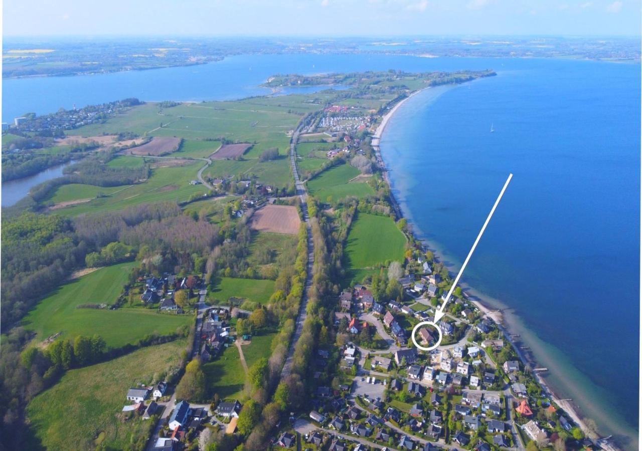 Seeblick I - Geraeumige 90Qm - Ganzes Haus - 50M Zum Naturstrand - Mit Terrasse Und Grossem Garten - Kueche Neu Glücksburg المظهر الخارجي الصورة